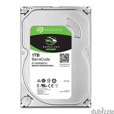 هارد ديسك داخلي Seagate Barracuda سعة 1 تيرا (1TB HDD)