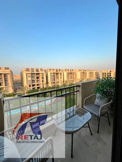 Furnished apartment for rent in Fifth Square Compound - Al Marasem | 155m | Hotel-style furnishings | Open View
