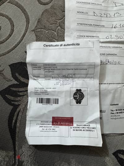 ساعة Orologio Diesel Uomo Mr Daddy 2.0 in Acciaio DZ7311