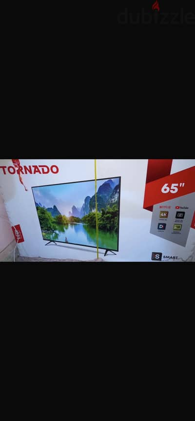 Tornado 65 inch 4k without frame (new)