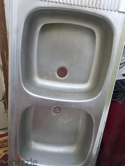 حوض مطبخ حلتين