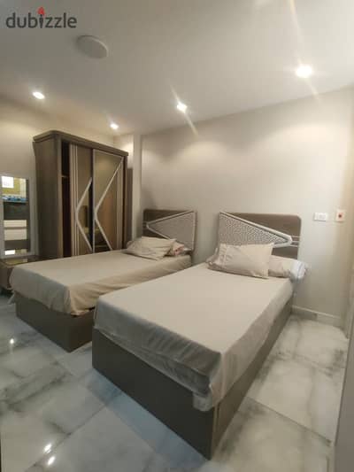 Studio for rent in 6th of October City, First Neighborhood, Fifth District, Fourth Floor, Elevator, including Water, Electricity, Card
