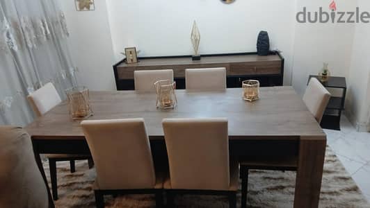 سفره كامله براند hub furniture استعمال خفيف