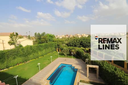 Villa Model V for sale with a wide garden view in a prime location directly on the golf course – Madinaty Ultra Super Lux finishes