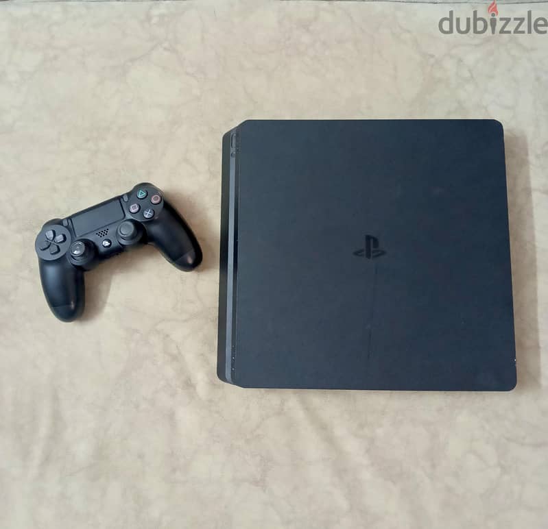 PS4 1 tera + ٣ العاب + دراع 3