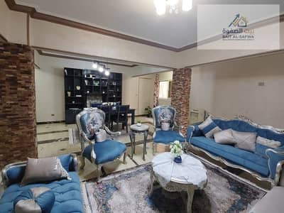 Furnished apartment for rent in New Maadi, close to GAPCO Petroleum Company and Algeria Street, Palestine Street