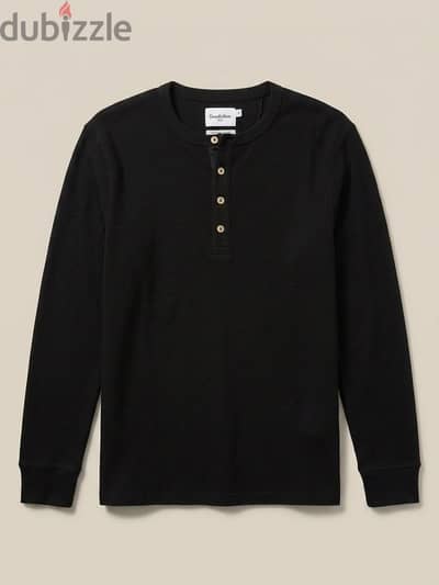 Long sleeve henly shirt / هنلي شيرت شتوي