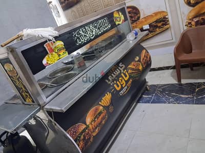 عربية كبد وسجق جريل وقلايه