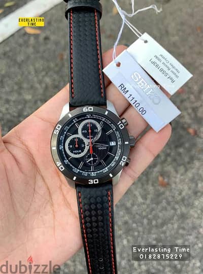 سيكو جلد أصلية جديدة زيرو لم تستعمل Seiko SSB193P1