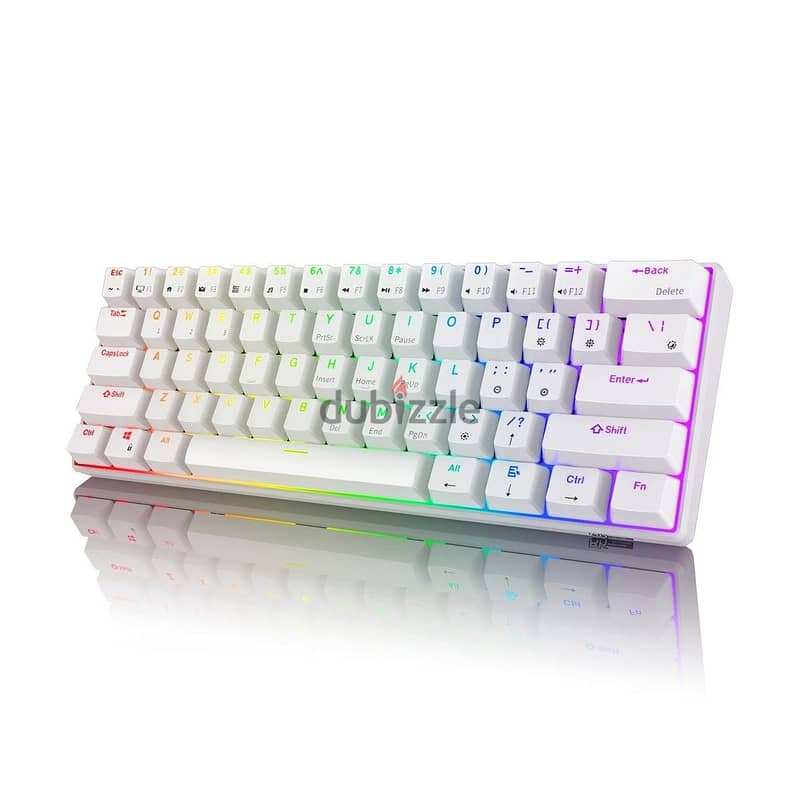 AK61 Mechanical Keyboard (White) 3