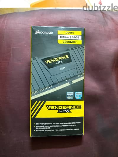 Ram Corsair 1x16 3200 cl16