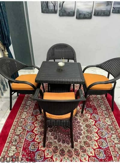 أطقم كافيهات ومطاعم رتان وترابيزات بسعر المصنع