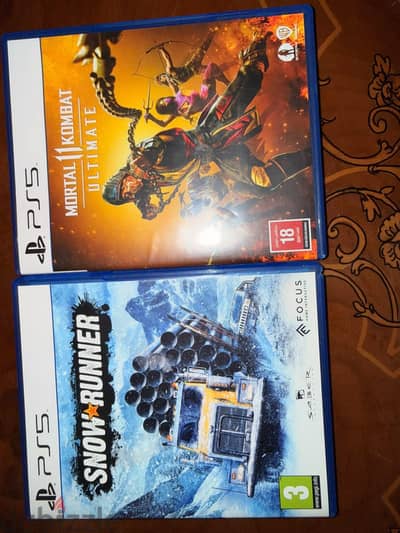 snow runner , mortal kombat 11 ultimate