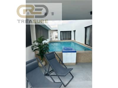 بنتهاوس مع حمام سباحه مفروش للبيع في ليك فيو ريزيدنس - القاهره الجديده -  Lake View Residence - new cairo