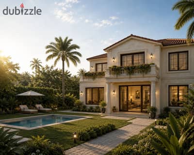 Twin House for Sale in Sheikh Zayed with Private Garden | Villas-Only Compound | 10-Year Installments