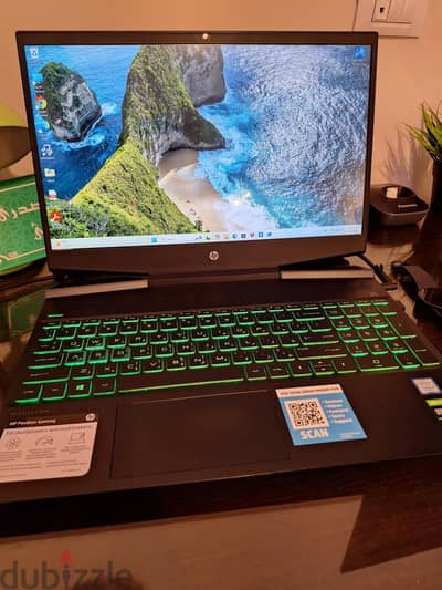 Hp pavilion gaming 15.6 (ram 24gb , gtx 1650 4gb, storage 2 tb)