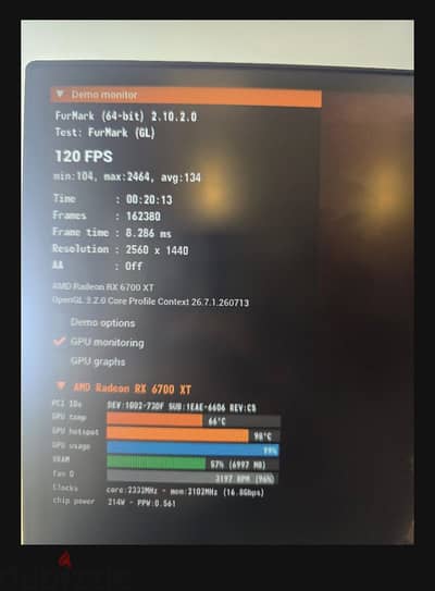 Rx 6700 xt swift للبدل ب rtx 5060
