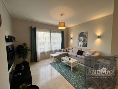 HOTEL 1 BEDROOM STUDIO FOR RENT IN Village Gate  Palm Hills NEW CAIRO 5 MINS FROM AUC - LUXURY LIVING MODERN FURNITURE