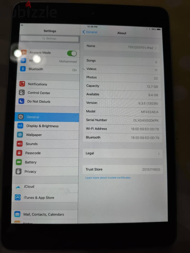 1st Generation iPad mini (Wi-Fi only) 4