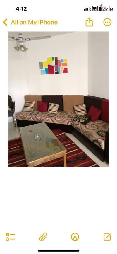 Furnished studio apartment for rent in Al Rehab, Near services, prime location