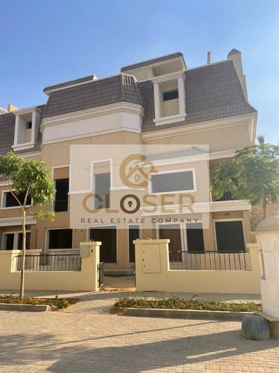 لسرعه البيع بخصم 50% امتلك تاون هاوس 152م بكمبوند سراي Sarai Compoundبجوار مدينتي