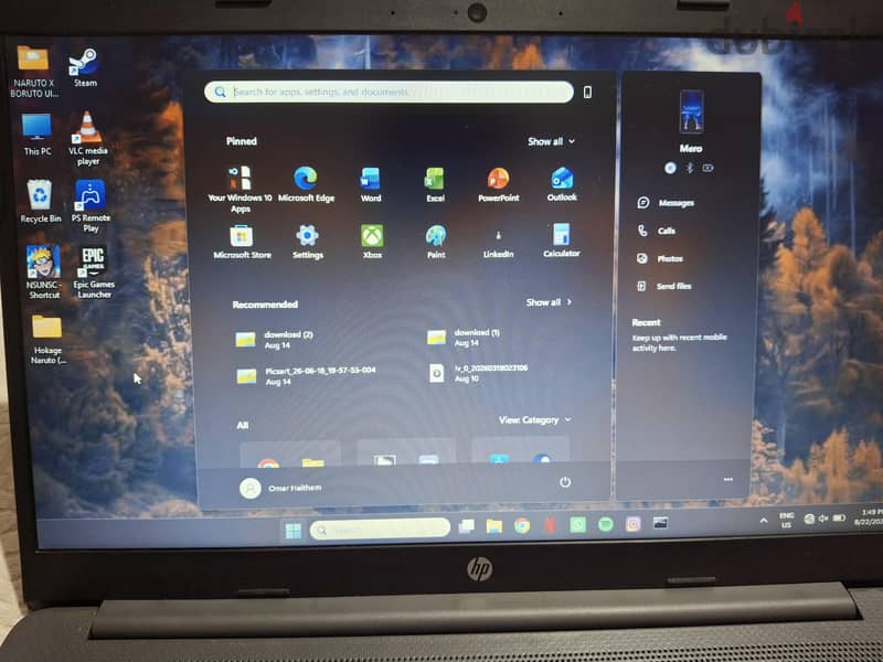 hp notebook 250 g7 4