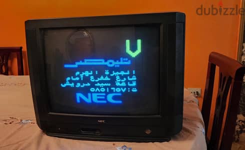 تليفزيون تليمصر NEC ٢١ بوصة + ريموت كونترول