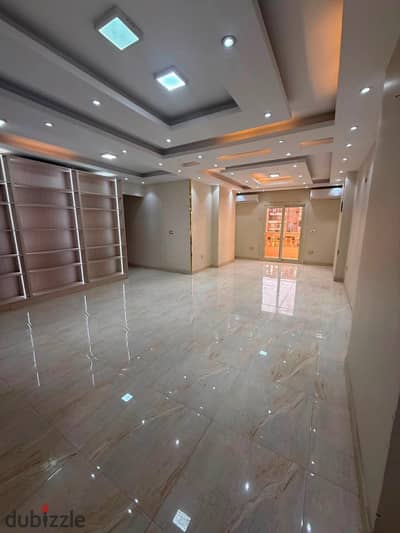 Administrative headquarters for rent 200 sqm on Mustafa Al-Nahhas main street in the office tower with air conditioning and modern design