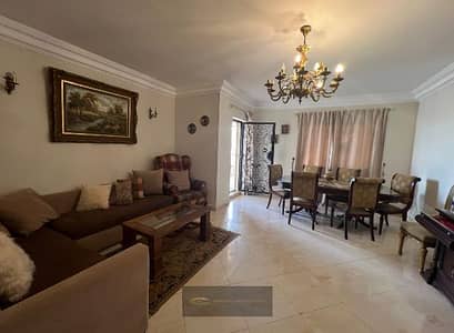 For rent a furnished apartment fully equipped in the Gardens of Engineers Compound, Sheikh Zayed