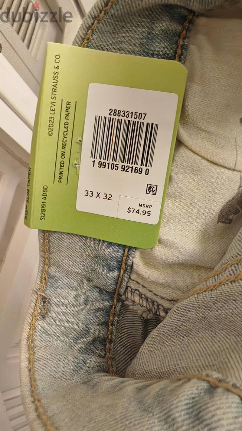 Levi's 512 tapper sise 33x32 from USA 4