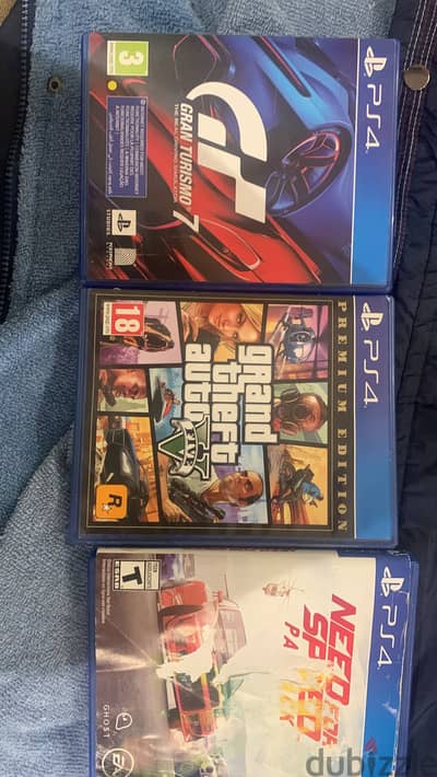 Gran truismo 7 and gta 5 and need for speed