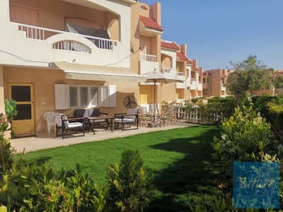 شاليه ارضي  بجاردن للبيع في جرين ليفز الساحل الشمالي 200 متر للبحر اوص صف بعد الفلل- Green leaves north coast