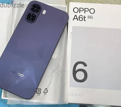 Oppo a6t 5g.  6/128 استخدام اسبوع