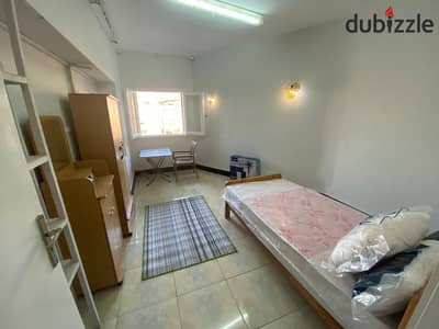 متاح سكن شباب غرفه سينجل غير مكيفه رابعه عدويه