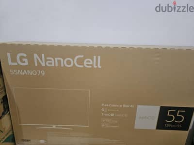 شاشة LG NANOCELL 55 بوصة  4K . . جديدة بالكرتونة