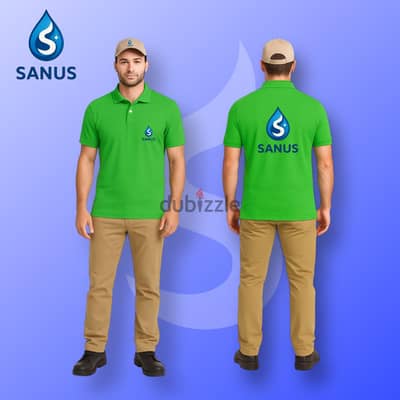يونيفورم شركة نضافة جديد لم يستعمل سعر الطقم ٥٥٠