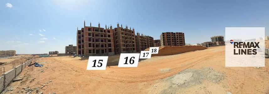 117m in front view on the seventh floor – open facade | inside a project of 37 acres with integrated services | Yaru in the new administrative capital