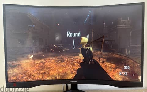 Samsung Odyssey G5 27” Curved Gaming Monitor QHD 144Hz + الكرتونة الأص