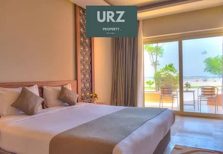شالية استلام فوري seaview تشطيب كامل مع التكيفات وبخصم 30 % وتقسيط علي 8 سنين للبيع في راس الحكمة الساحل الشمالي بالقرب من سيزين ودوس و سولاري وكون