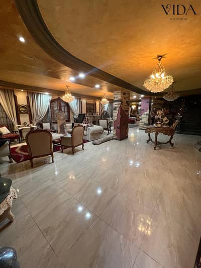 فيلا 1000متر للبيع في عماره بمدخل خاص في حدايق الاهرام دور ارضي واول متشطبه الترا مودرن