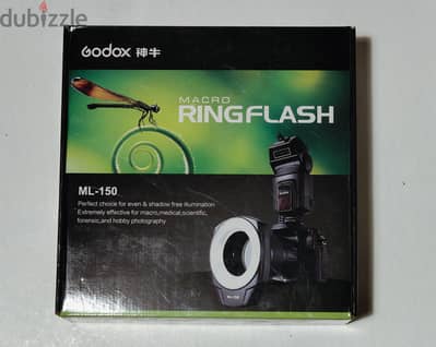 Godox ML-150 رينج فلاش لتصوير الماكرو
