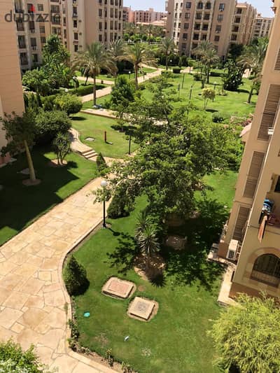 I own an apartment in Al Rehab City, 90 square meters, with a kitchen and air conditioning.