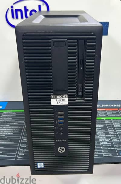 Hp Elitedesk 800 G2 tower - Intel Core i5-6500-RAM ddr4 2400