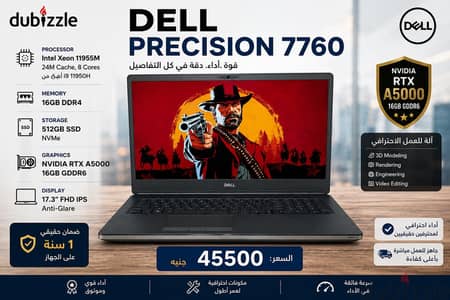 Dell pricition 7760 A5000