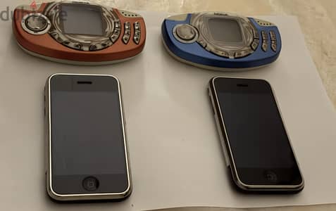 Apple - iPhone 2G and Nokia 3300