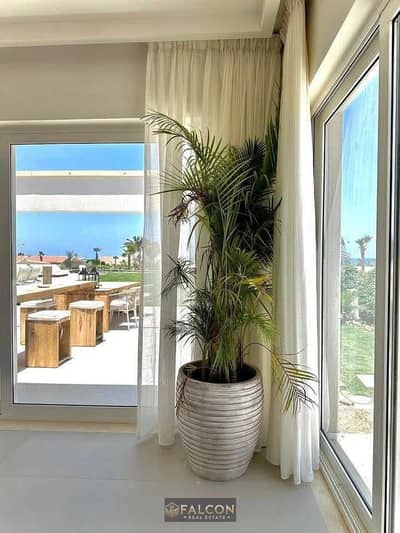 بمقدم900.000 اخر شاليه كورنر متشطب باطلاله مميزه مع ORA قسط SILVER SAND - NORTH COAST