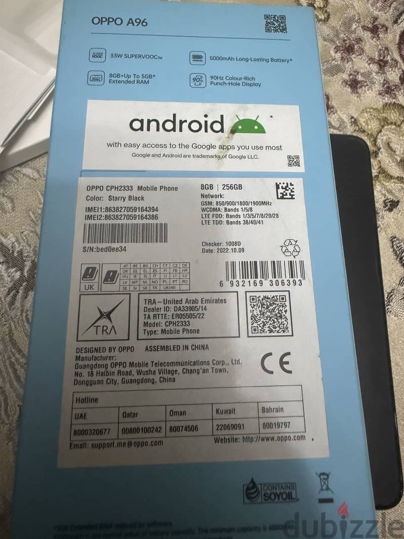 OPPO A96 5