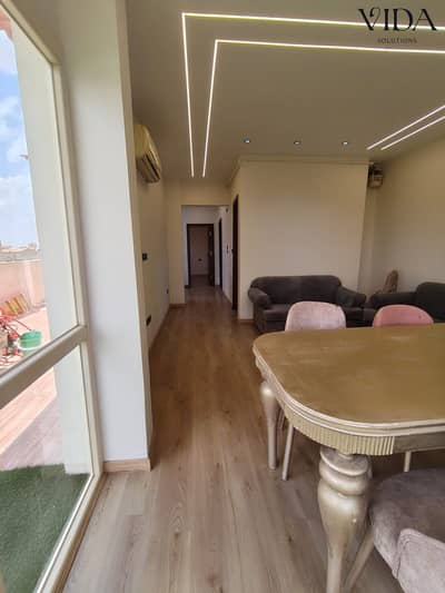 apartment for sale 100 sqm in Beverly Hills ready for immediate delivery super lux finishing with a prime location and stunning view.