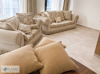 Furnished 145 sqm penthouse for rent in Trio Gardens Compound, Fifth Settlement, directly opposite the Middle Ring Road. Furnished 145 sqm penthouse for rent in Trio Gardens Compound, Fifth Settlement, directly opposite the Middle Ring Road.