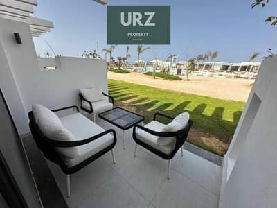 Prime first-row chalet investment in Sidi Heneish with ACs and high rental returns Near Bayt Al Bahr Marsa Baghoush Sea Shell  DosePrime first-row cha